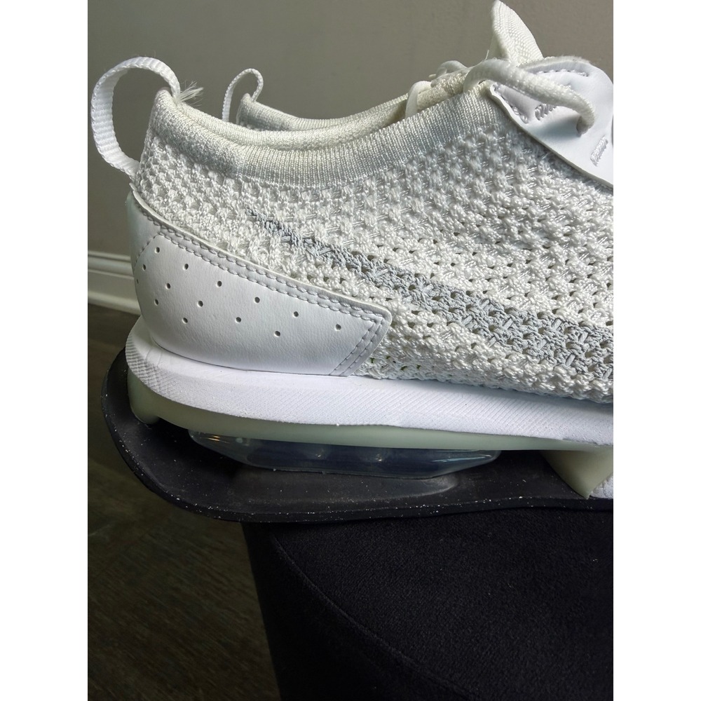 Nike Air Max Flyknit Racer Mens White Pure Platinum FJ4002-100 Running Shoes 10 - Picture 4 of 9